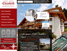 Tablet Screenshot of hotel-elisabeth-tirol.com